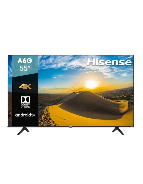 Pantalla Hisense LED Smart TV de 55 pulgadas 4K/Ultra HD Modelo 55A6G