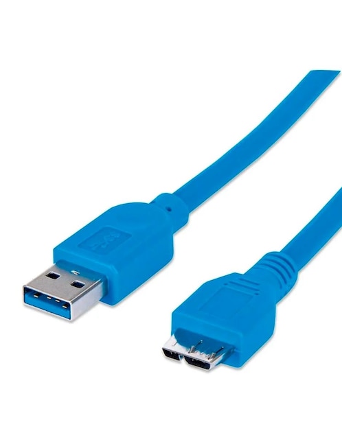 Cable micro B Manhattan a tipo USB A de 2 m
