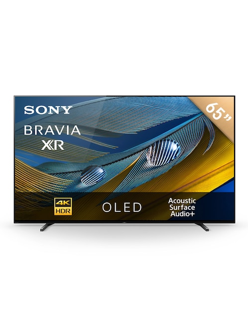 Pantalla Sony Google TV de 65 Pulgadas 4K XR-65A80J con Google TV