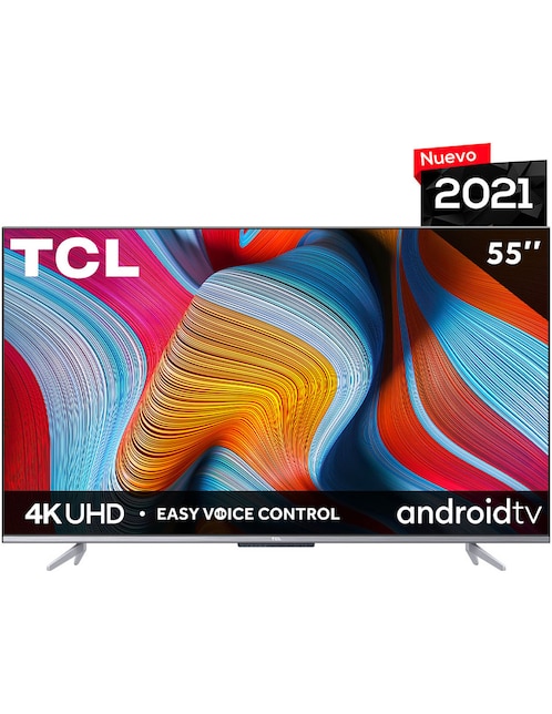 Pantalla TCL LED smart TV de 55 pulgadas 4K/Ultra HD 55A547 con Android TV