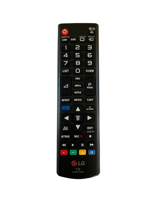 Control Universal para pantalla LG Smart Tv 42lf5800-ua