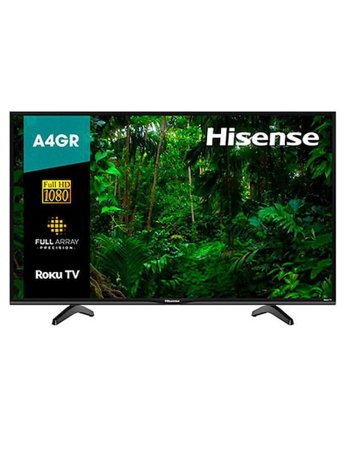 Pantalla Hisense LED smart TV de 43 pulgadas Full HD 43A4GR con Roku