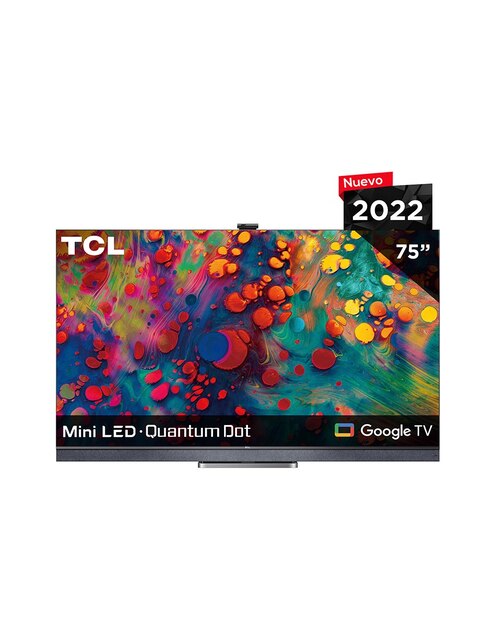 Pantalla TCL Mini LED smart TV de 75 pulgadas 4K/Ultra HD 75Q747 con Google TV