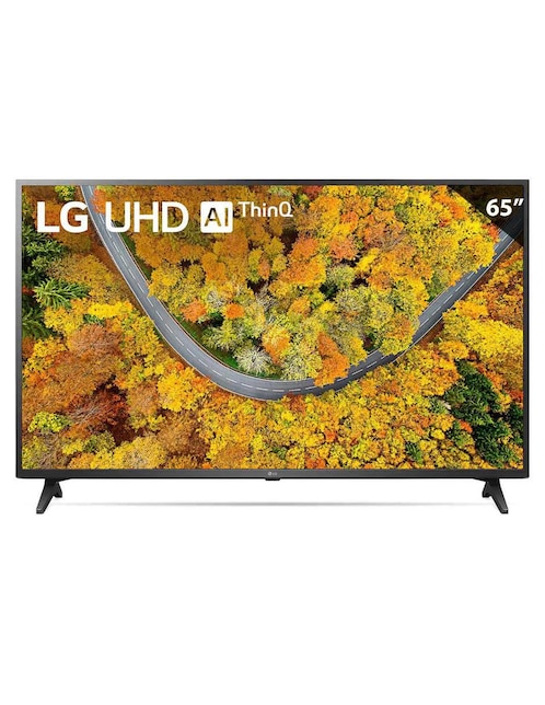 Pantalla LG LED smart TV de 65 pulgadas 4K/Ultra HD AI ThinQ UP75 con WebOS