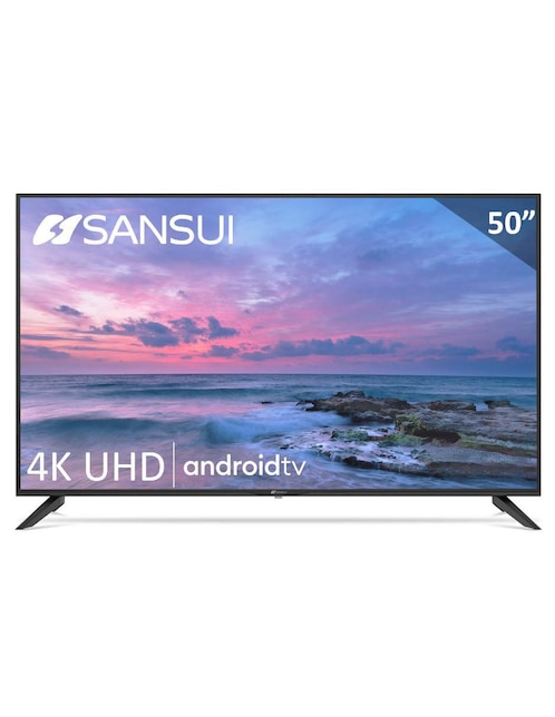 Pantalla Smart TV Sansui LED de 50 pulgadas 4K/UHD SMX50F3UAD con Android TV