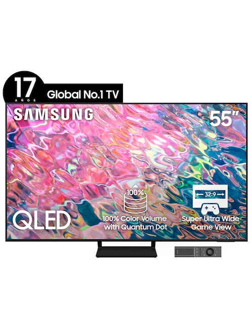Pantalla Samsung QLED smart TV de 55 pulgadas 4 k QN55Q65BAFXZX con Tizen