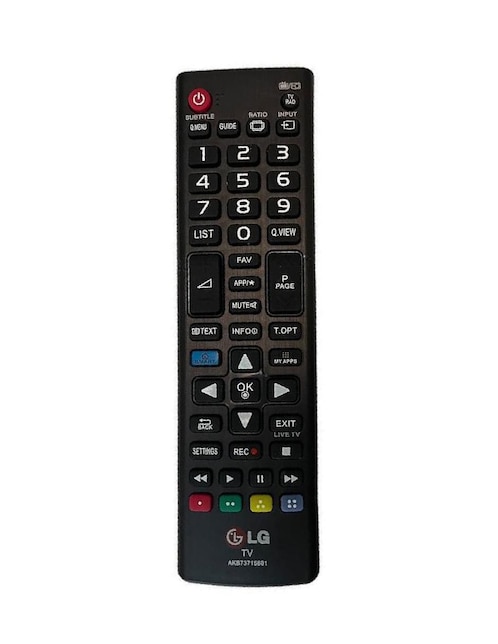 Control para Pantalla LG Smart TV + Pilas + Funda