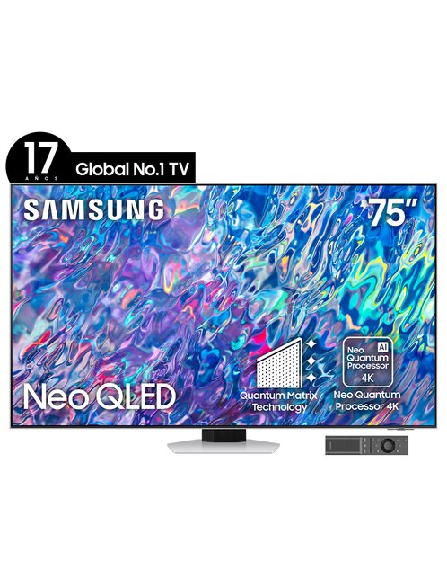 Pantalla Samsung Neo QLED smart TV de 75 pulgadas 4 k QN75QN85BAFXZX con Tizen