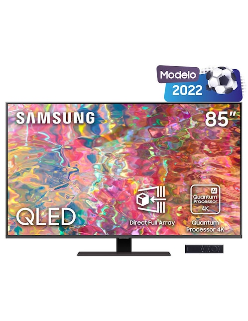 Pantalla Samsung QLED smart TV de 85 pulgadas 4K Qn85q80bafxzx