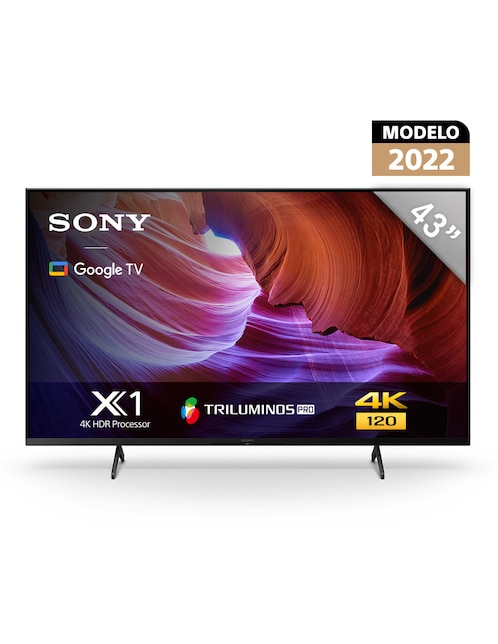 Pantalla Smart TV Sony LCD de 43 pulgadas 4K/UHD KD-43X85K con Google TV