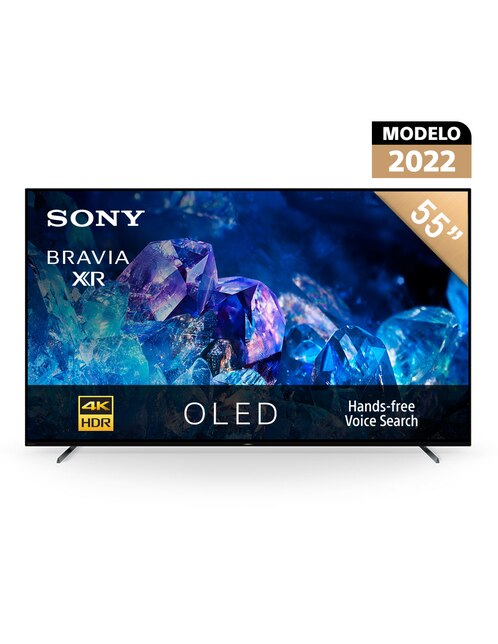 Pantalla Sony OLED smart TV de 55 pulgadas Dolby Atmos/HDR Dolby Vision  XR-55A80K con Google TV