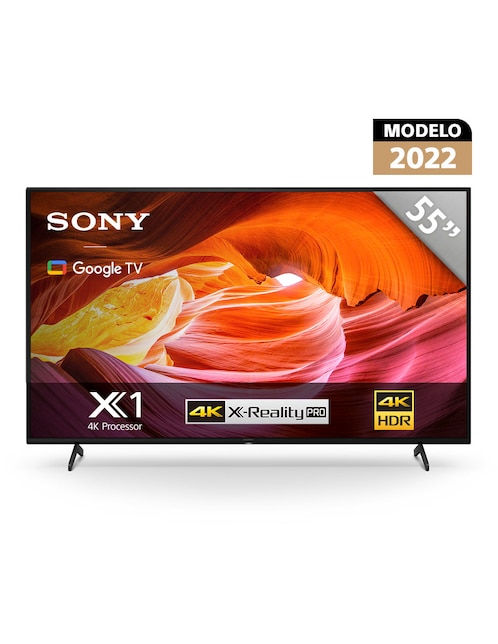 Pantalla Sony LCD smart TV de 55 pulgadas 4 k KD-55X75K con Google TV