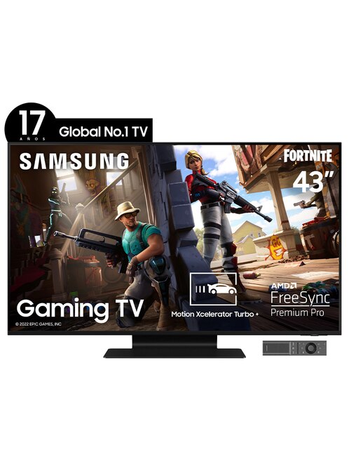 Pantalla Samsung Gaming TV Smart TV de 43 pulgadas 4K QN43QN90BAFXZX con Tizen