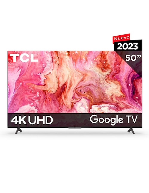 Pantalla Smart TV TCL UHD de 50 pulgadas 4K/UHD 50S454 con Google TV