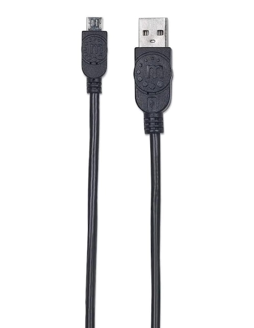 Cable micro USB Manhattan a tipo USB A de 3 m