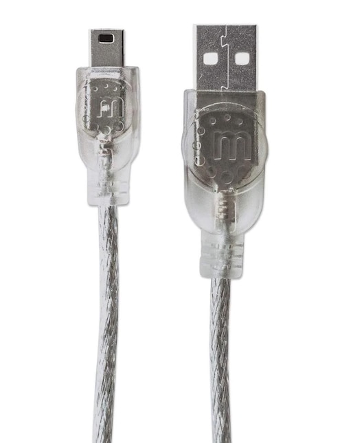 Cable USB Mini B Manhattan a USB A de 1.8 m