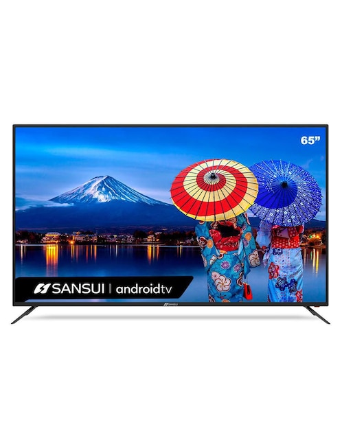 Pantalla Smart TV Sansui LED de 65 pulgadas 4K/UHD SMX65E1UAD con Android TV