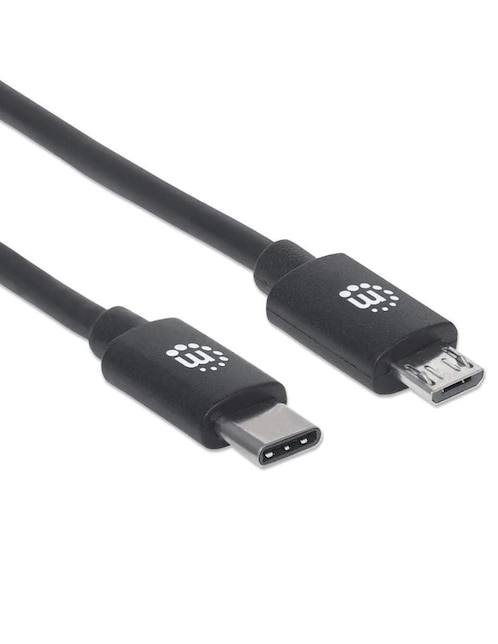 Cable USB C Manhattan a tipo micro USB de 2 m