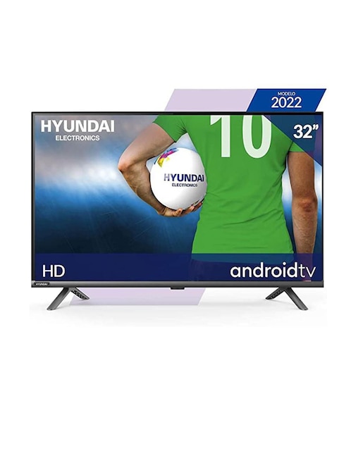 Pantalla Smart TV Hyundai LED de 32 pulgadas HD HYLED3248AiM con Android TV