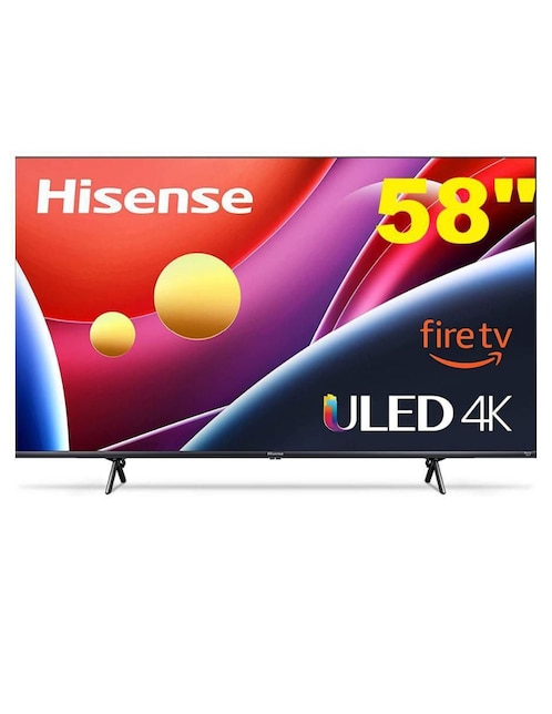 Pantalla Hisense ULED Smart TV de 58 Pulgadas 4K/UHD 58U6HF
