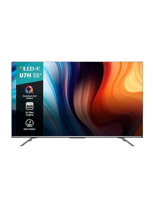 Pantalla Hisense ULED smart TV de 55 pulgadas 4K/UHD 55U7H con Android TV