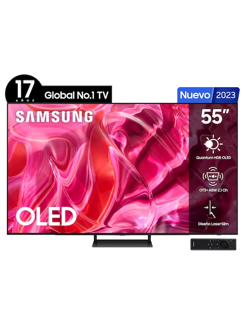 Pantalla Samsung OLED smart TV de 55 pulgadas 4K QN55S90CAFXZX