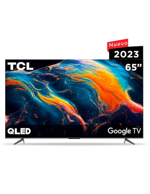 Pantalla TCL QLED smart TV de 65 pulgadas 4K/UHD 65Q650G con Google TV