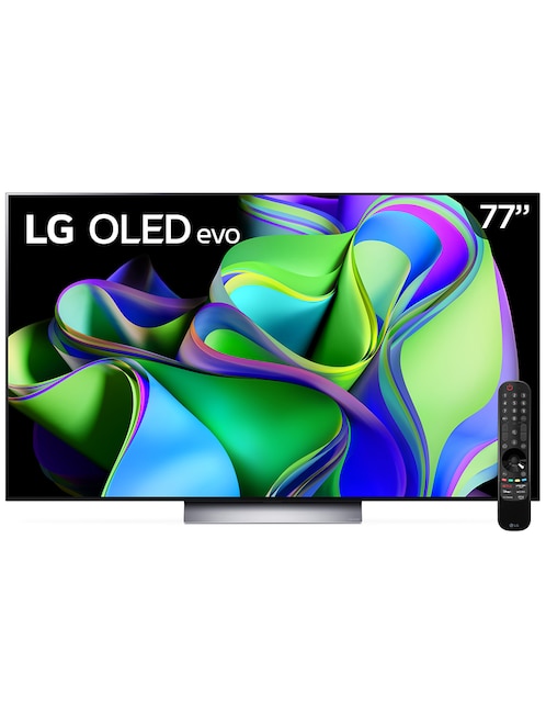 Pantalla LG OLED smart TV de 77 pulgadas 
4K/UHD OLED77C3PSA