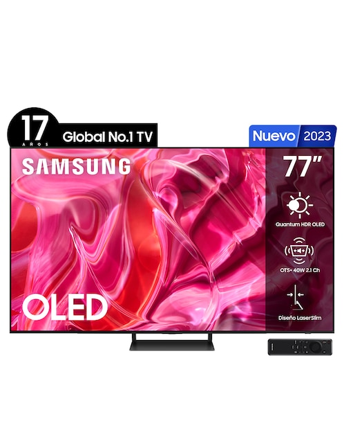 Pantalla Samsung OLED smart TV de 77 pulgadas 4K QN77S90CAFXZX