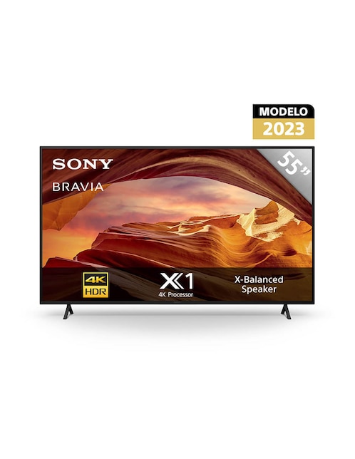Pantalla Sony LCD smart TV de 55 pulgadas 4K KD-55X77L con Google TV