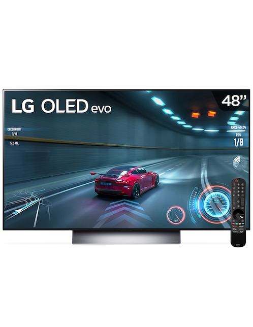 Pantalla Smart TV LG OLED de 48 pulgadas 4K/UHD Oled48c3psa con WebOS