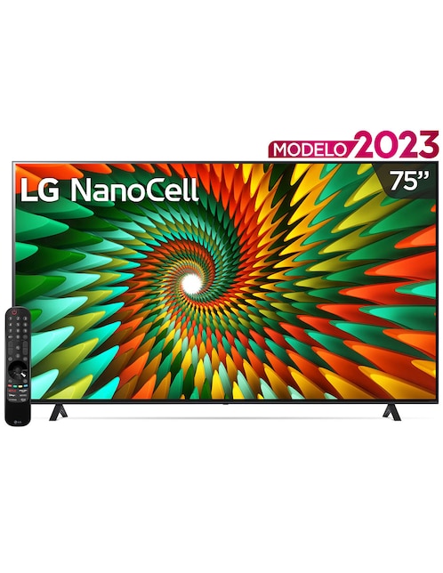 Pantalla Smart TV LG NanoCell de 75 pulgadas 4K/UHD 75NANO77SRA con WebOS