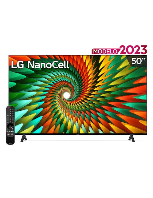 Pantalla Smart TV LG NanoCell de 50 pulgadas 4K/UHD 50NANO77SRA con WebOS