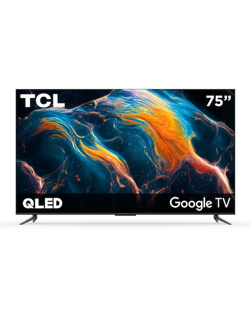 Pantalla Smart TV TCL QLED de 75 pulgadas 4K/UHD 75Q650G con Google TV