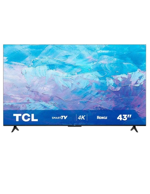 Pantalla Smart TV TCL LED de 43 pulgadas 4 K 846042061780 con Roku TV