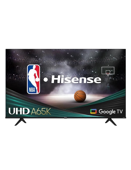Pantalla Smart TV Hisense LED de 55 pulgadas 4K/UHD 55A65K con Google TV
