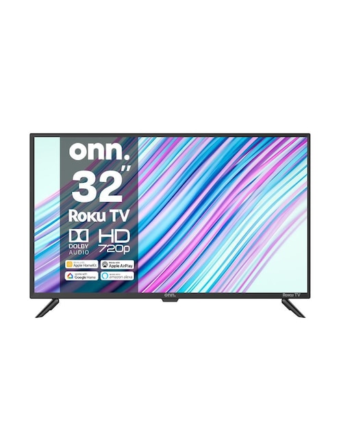 Pantalla ONN LED Smart TV de 32 pulgadas HD 100012589 con Roku TV