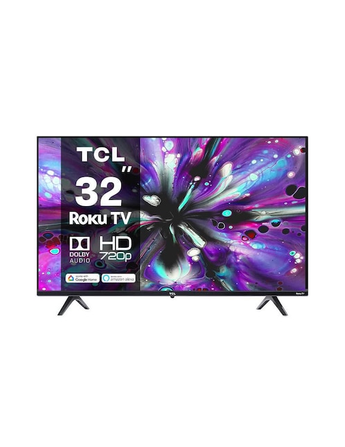 Pantalla TCL LED Smart TV de 32 pulgadas HD 32s331 con Roku TV