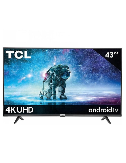Pantalla Smart TV TCL LED de 43 pulgadas 4 K Smart Tv 43A443 4K Android con Android TV