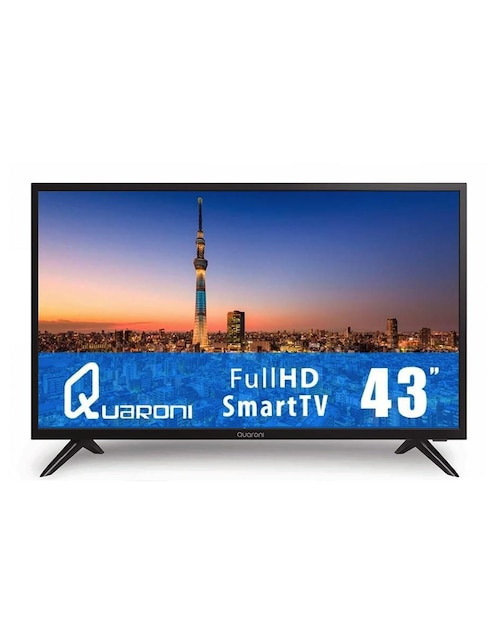 Pantalla Smart TV Quaroni LED de 43 pulgadas Full HD Q43NTFX con Linux
