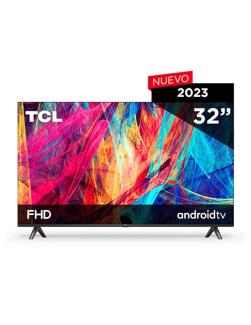 "pantalla" tcl led "smart tv de" 32 pulgadas full hd 32s350a	 "con" android tv