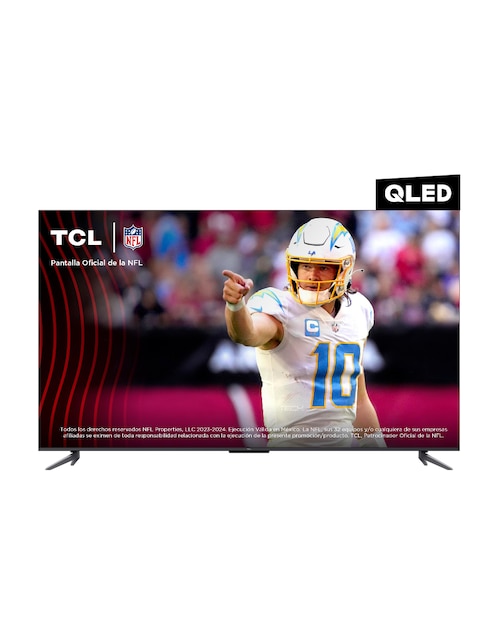 Pantalla TCL QLED Smart TV de 85 Pulgadas 4K/UHD 85Q650G con Google TV
