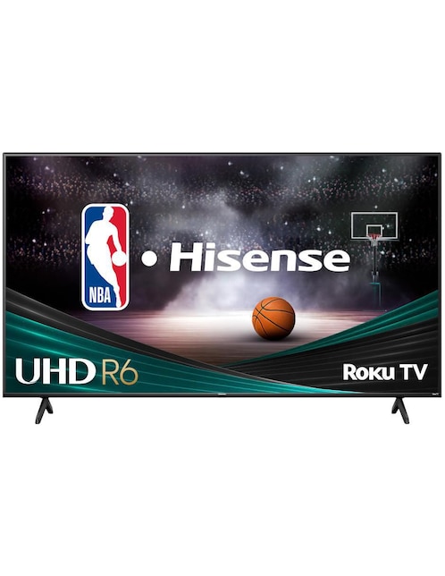 Pantalla smart TV Hisense LED de 70 pulgadas 4K/UHD 70R6E4 con Roku TV