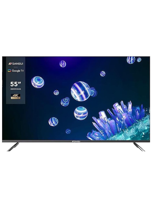 Pantalla Smart TV Sansui LED de 55 Pulgadas 4K SMX55VAUG con Google TV