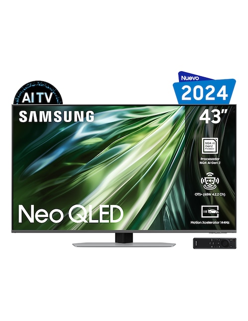 Pantalla Smart TV Samsung Neo QLED de 43 pulgadas 4 K QN43QN90DAFXZX