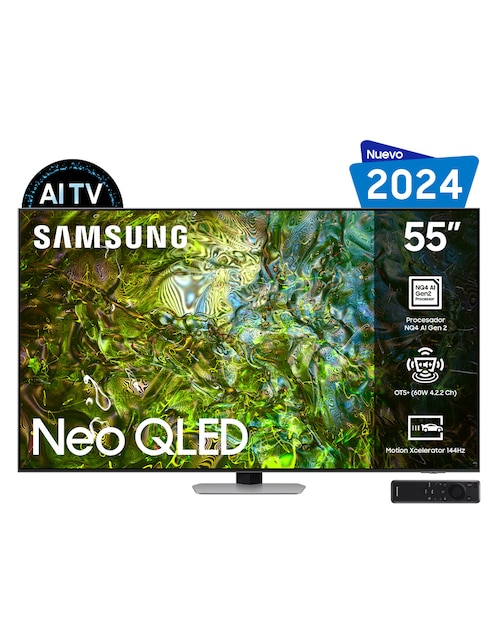 Pantalla smart tv Samsung Neo QLED de 55 pulgadas 4 K QN55QN90DAFXZX