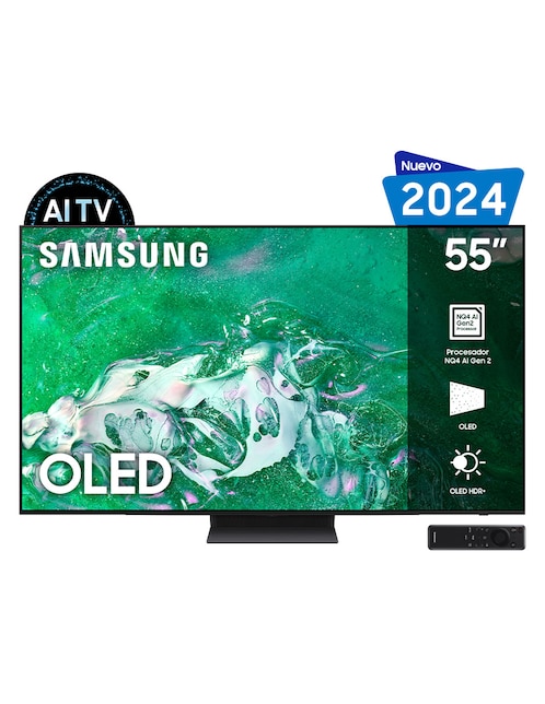 Pantalla smart tv Samsung OLED de 55 pulgadas 4 k QN55S90DAFXZX