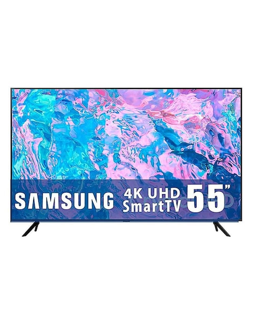 Pantalla Smart TV Samsung Crystal UHD de 55 pulgadas 4K UHD UN55CU7010FXZX