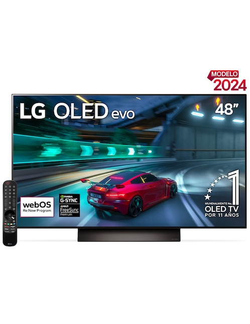 Pantalla Smart TV LG OLED de 48 pulgadas 4K OLED48C4PSA