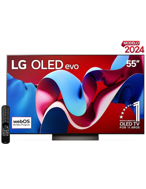 Pantalla Smart TV LG OLED de 55 pulgadas 4K OLED55C4PSA